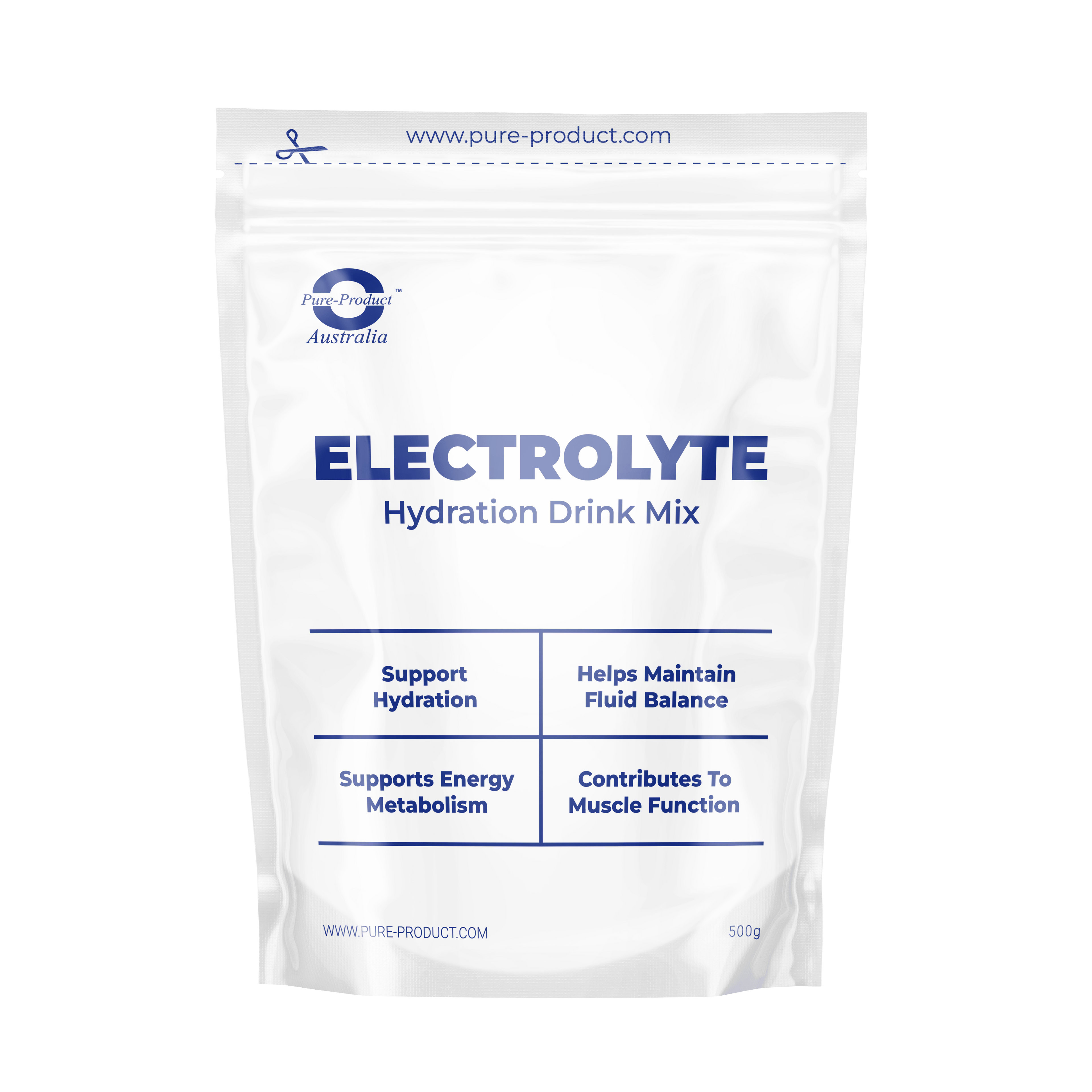 Electrolyte Powder | Sugar-Free Hydration Mix | Pure Product Australia | Supports Hydration and Energy Metabolism