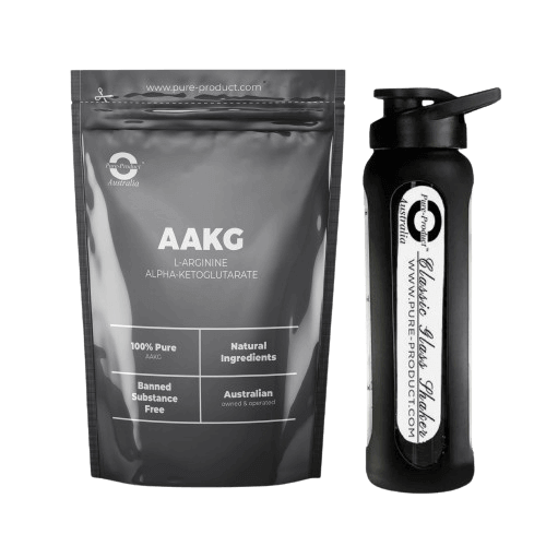 L-Arginine Alpha-Ketoglutarate 2:1 (AAKG), AAKG is Arginine with a malic acid attached. The effects are said to be more pronounced over Arginine HCl, with users gaining advantages in nitric oxide production and oxygen delivery to muscle cells. AAKG can he