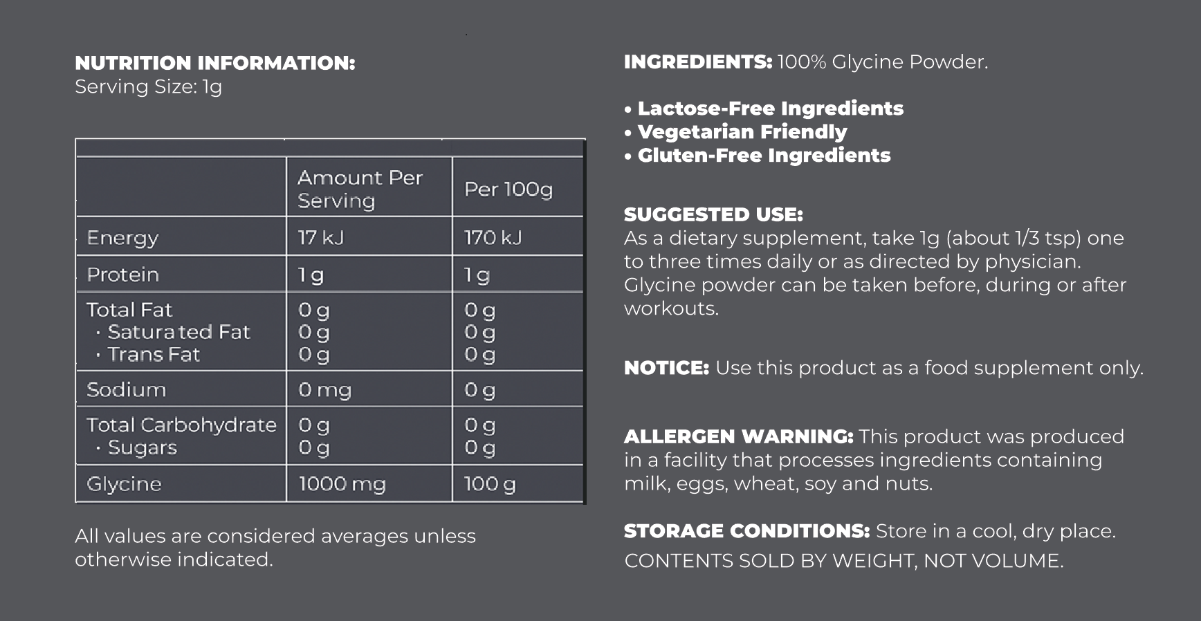 Glycine Powder