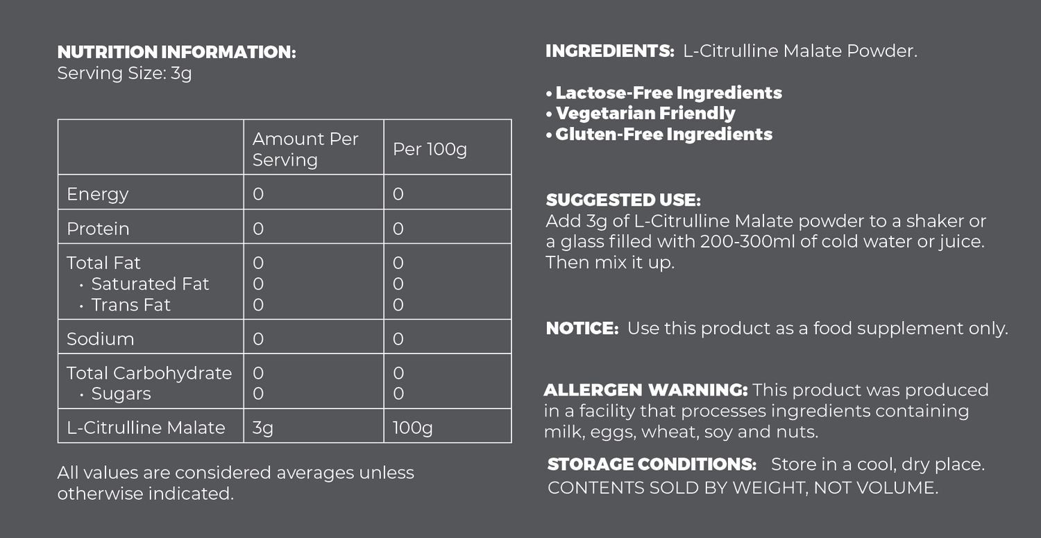 L-Citrulline Malate Powder