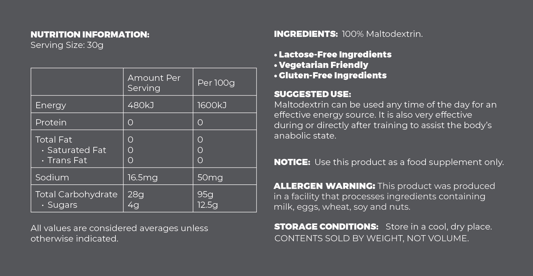 Maltodextrin