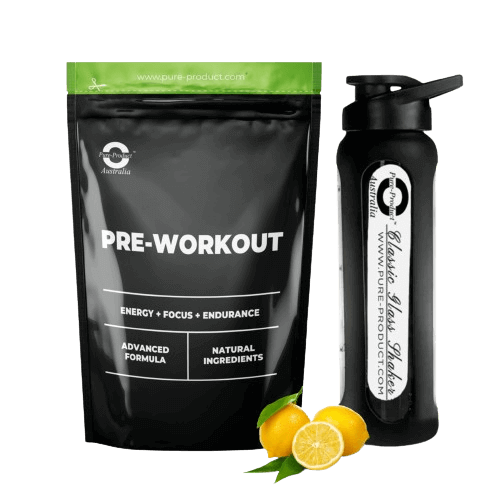Pure Pre-Workout - Energy, Focus, Endurance Supplement for Elite Athletes, Advanced Formula, Natural Ingredients