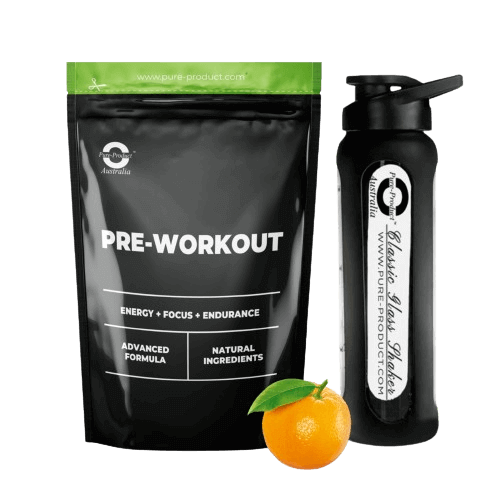 Pure Pre-Workout - Energy, Focus, Endurance Supplement for Elite Athletes, Advanced Formula, Natural Ingredients