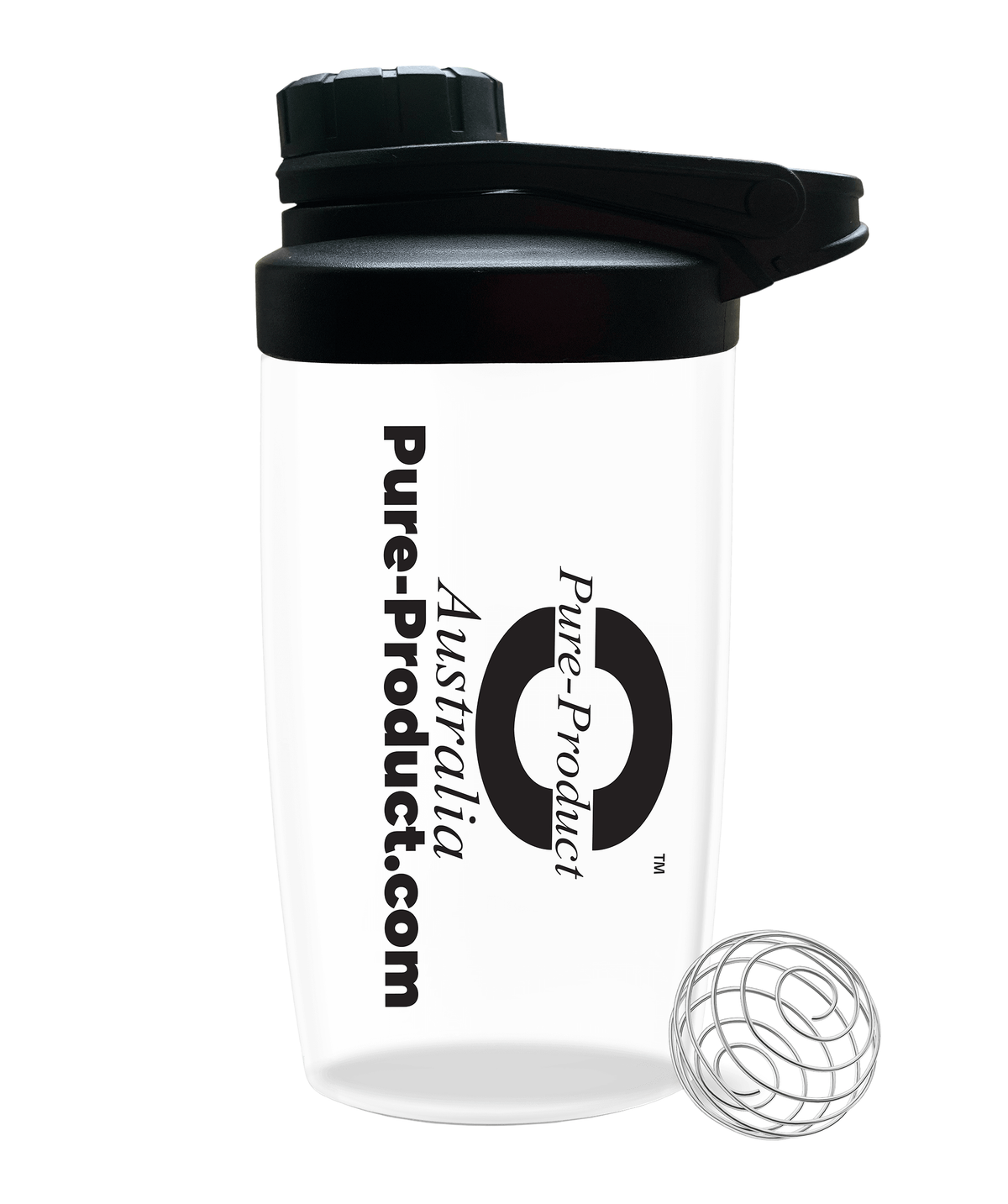Glass Protein Shaker Bottle 550ml - The Jar