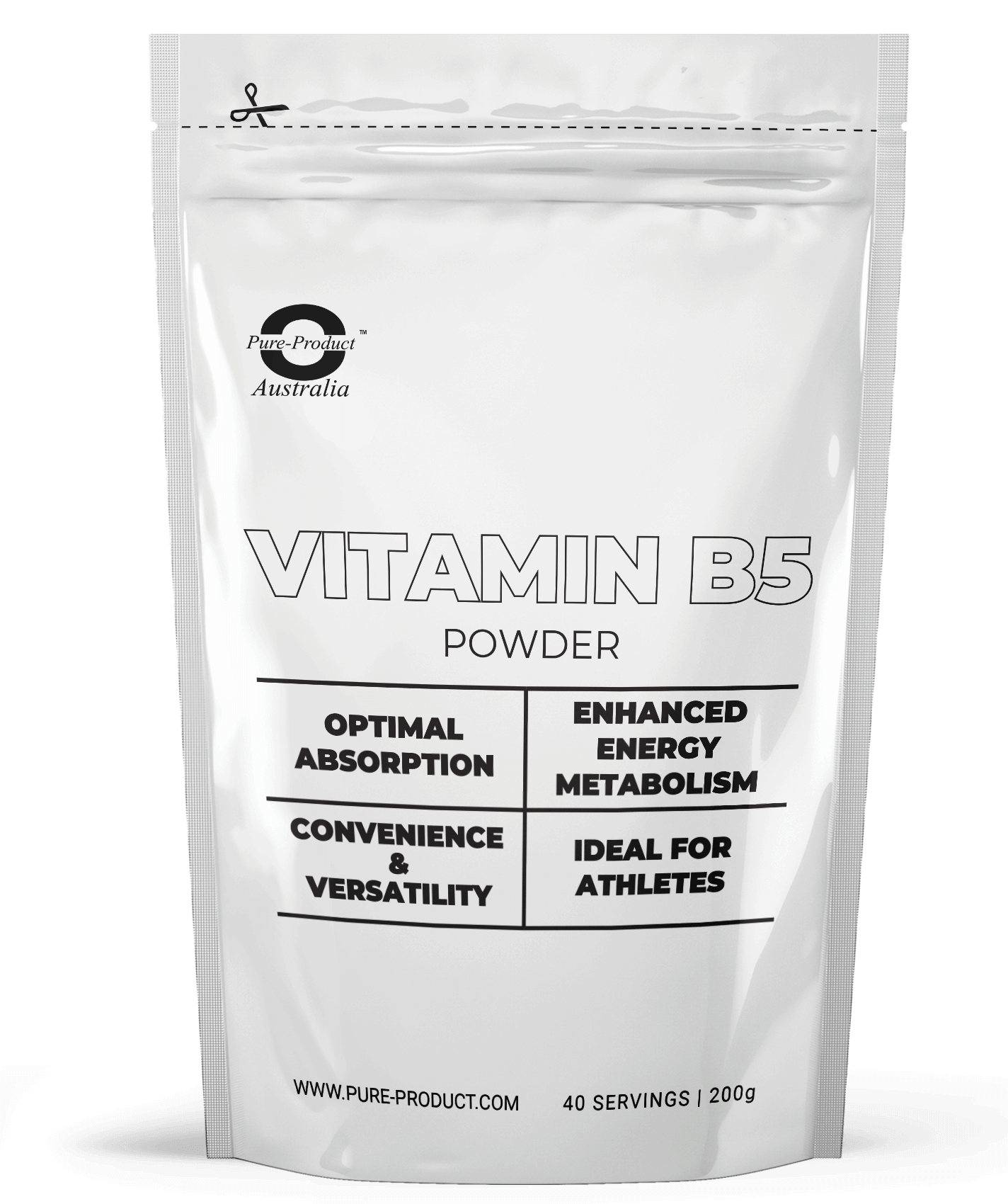 D-Calcium pantothenate (Vitamin B5) Powder - 500mg Pure Product Australia, Power Up Your Game: Unleash Peak Performance with Pure Product Australia D-Calcium Pantothenate! Fuelled for Aussie Athletes: Calling all athletes! Take your training and competiti