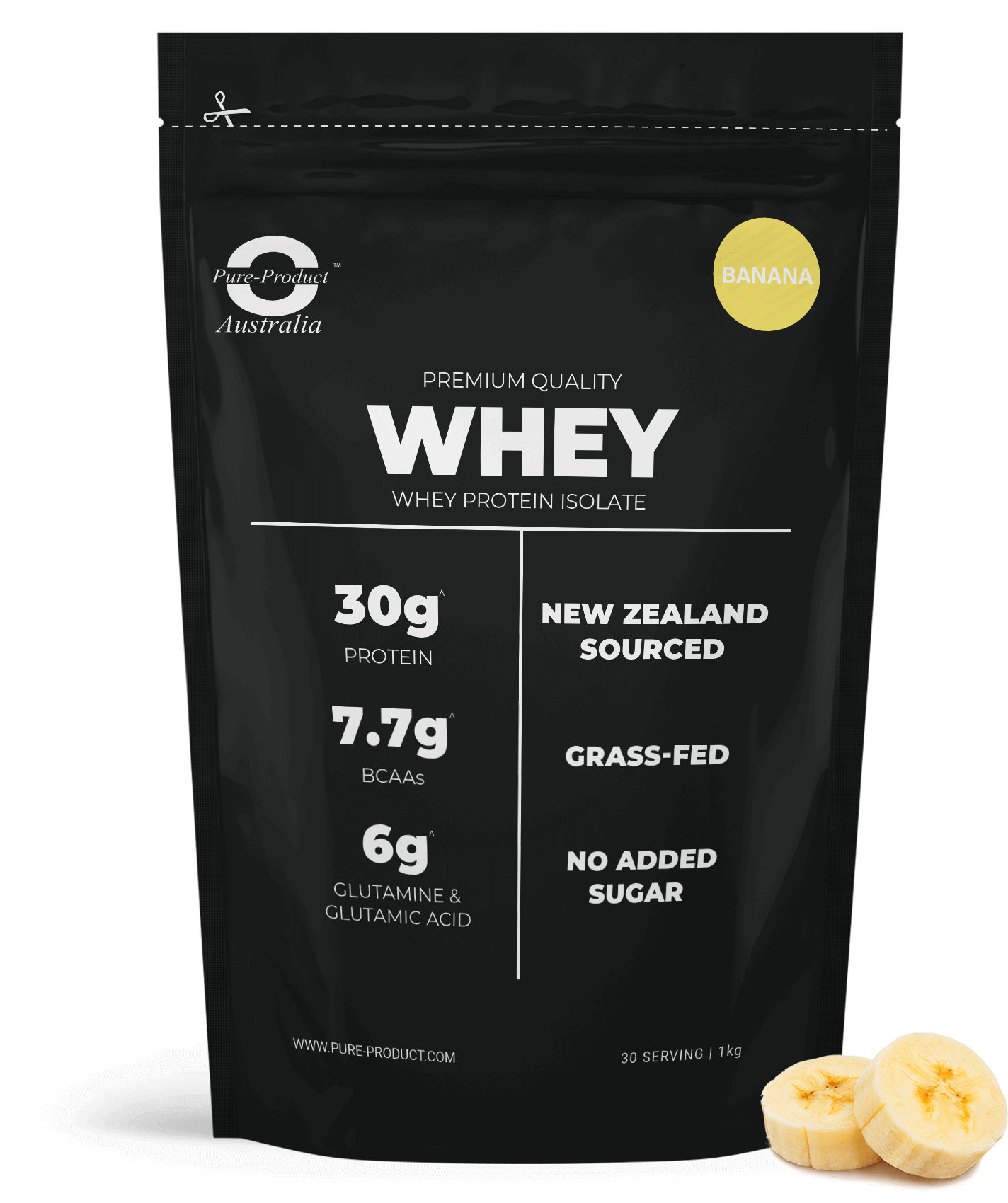 Whey protein isolate banana