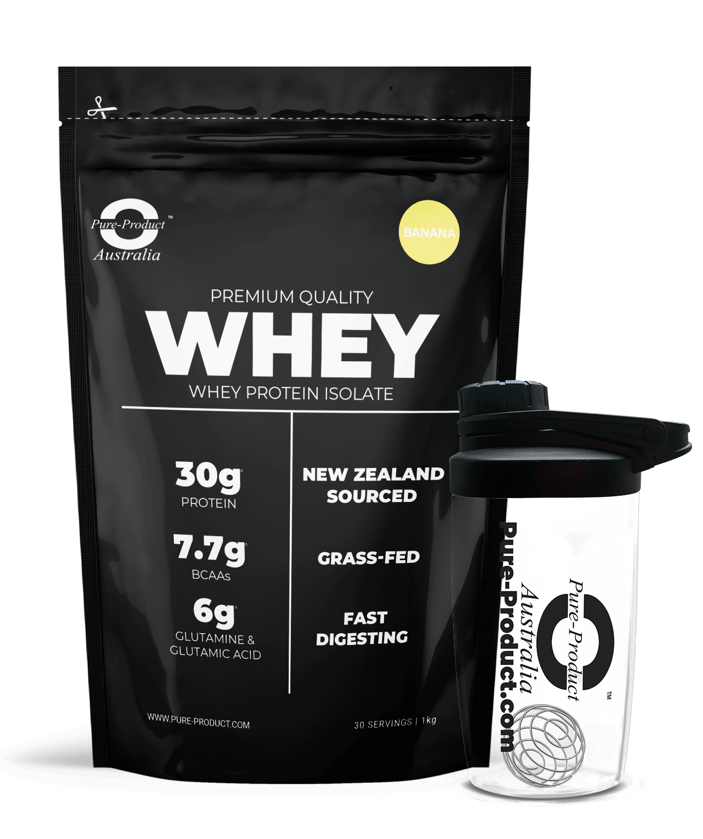 New Zealand whey protein isolate Banana
