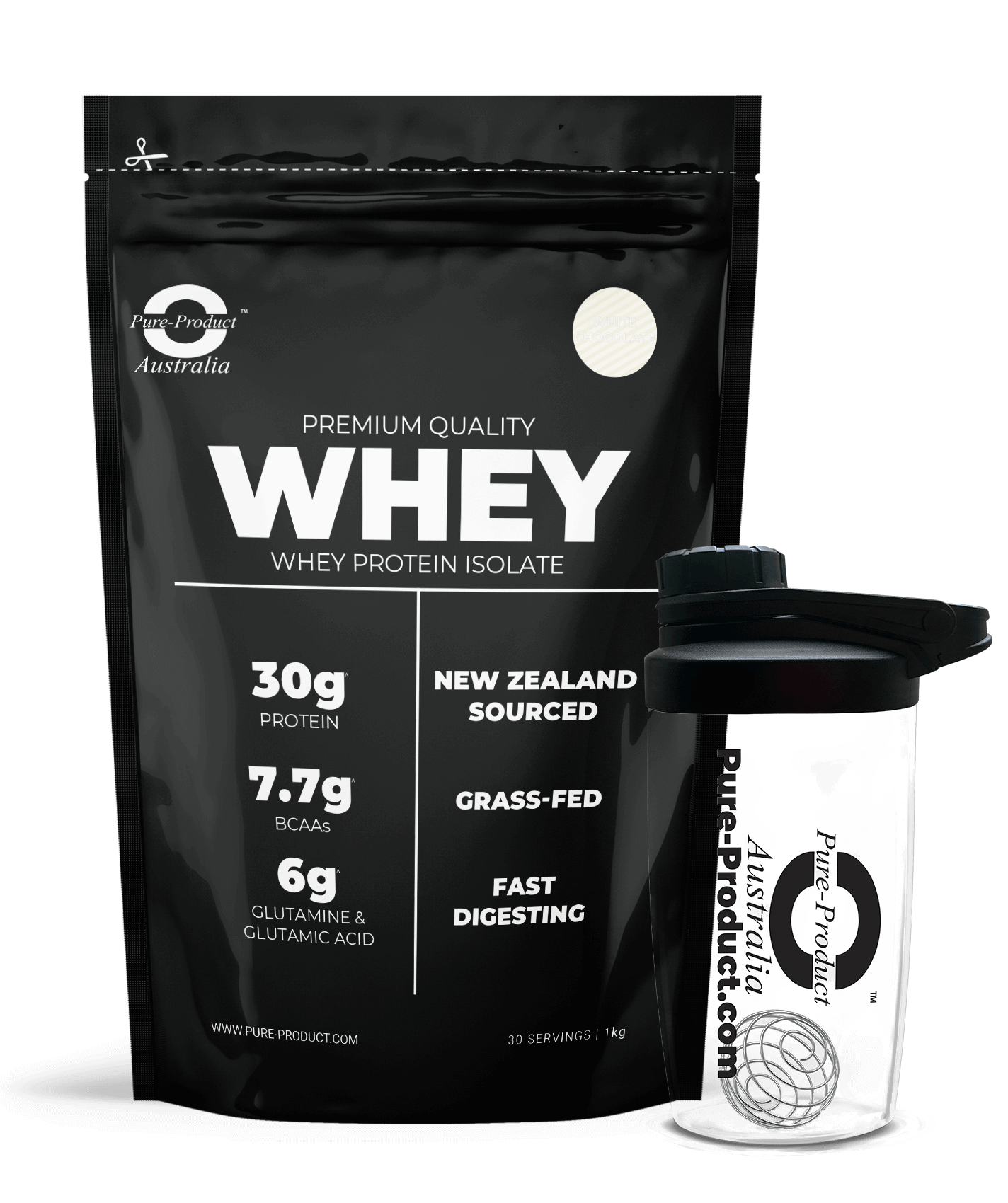 New Zealand whey protein isolate white chocolate