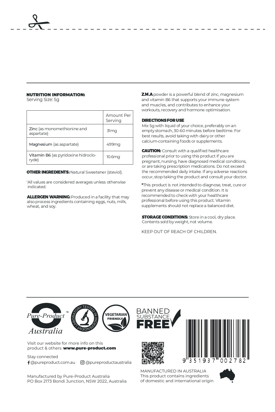 ZMA POWDER