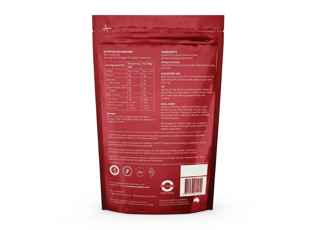 Crea-PCr Creatine | Fast ATP Energy | Australia