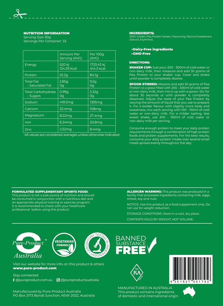 Pea Protein Isolate