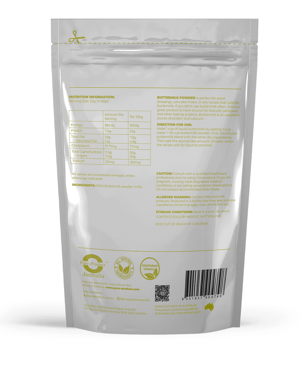 Premium Buttermilk Powder Pure Product Australia