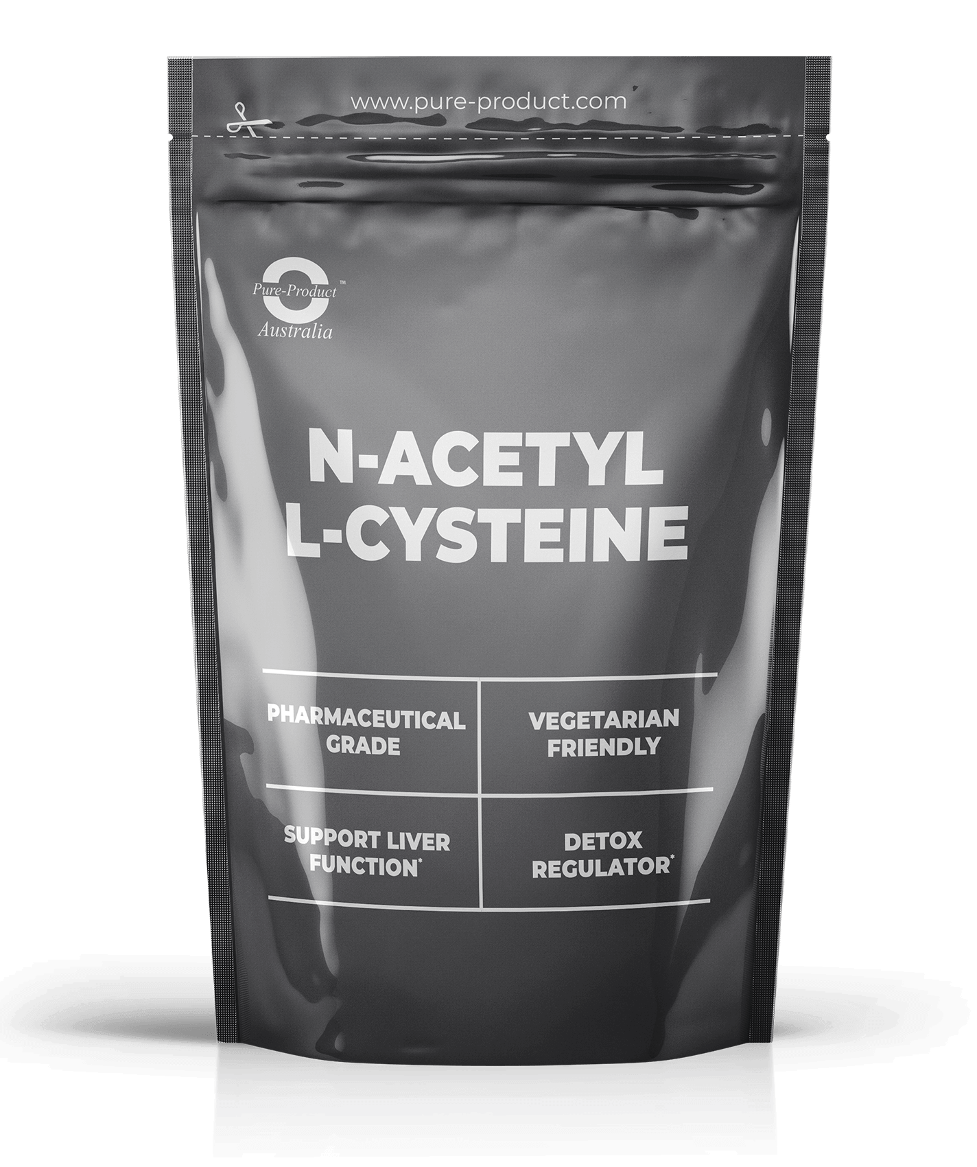 N-Acetyl L-Cysteine (NAC) supplement, pharmaceutical grade, vegetarian friendly, supports liver function, detox regulator