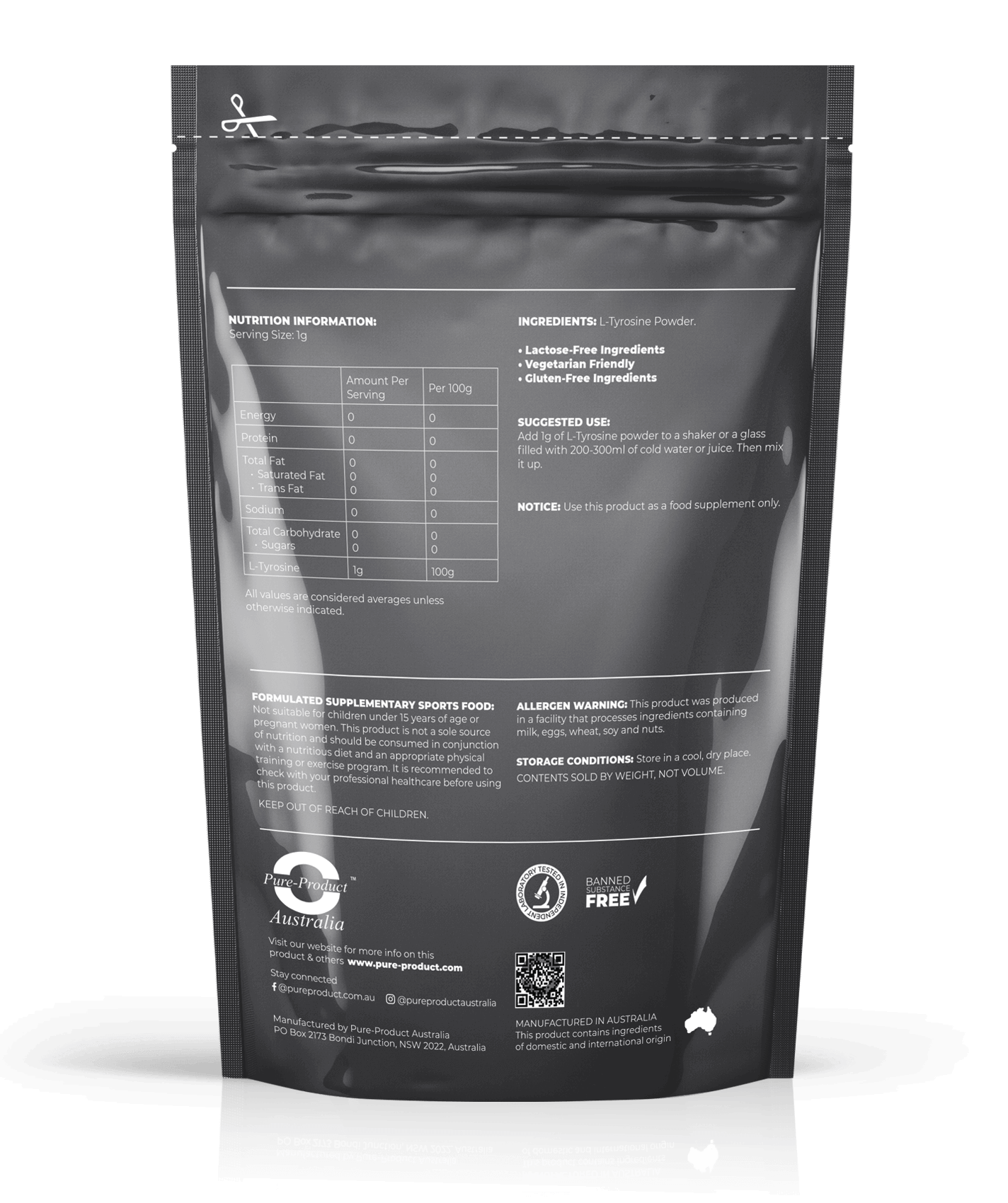 L Tyrosine, Pure Product Australia