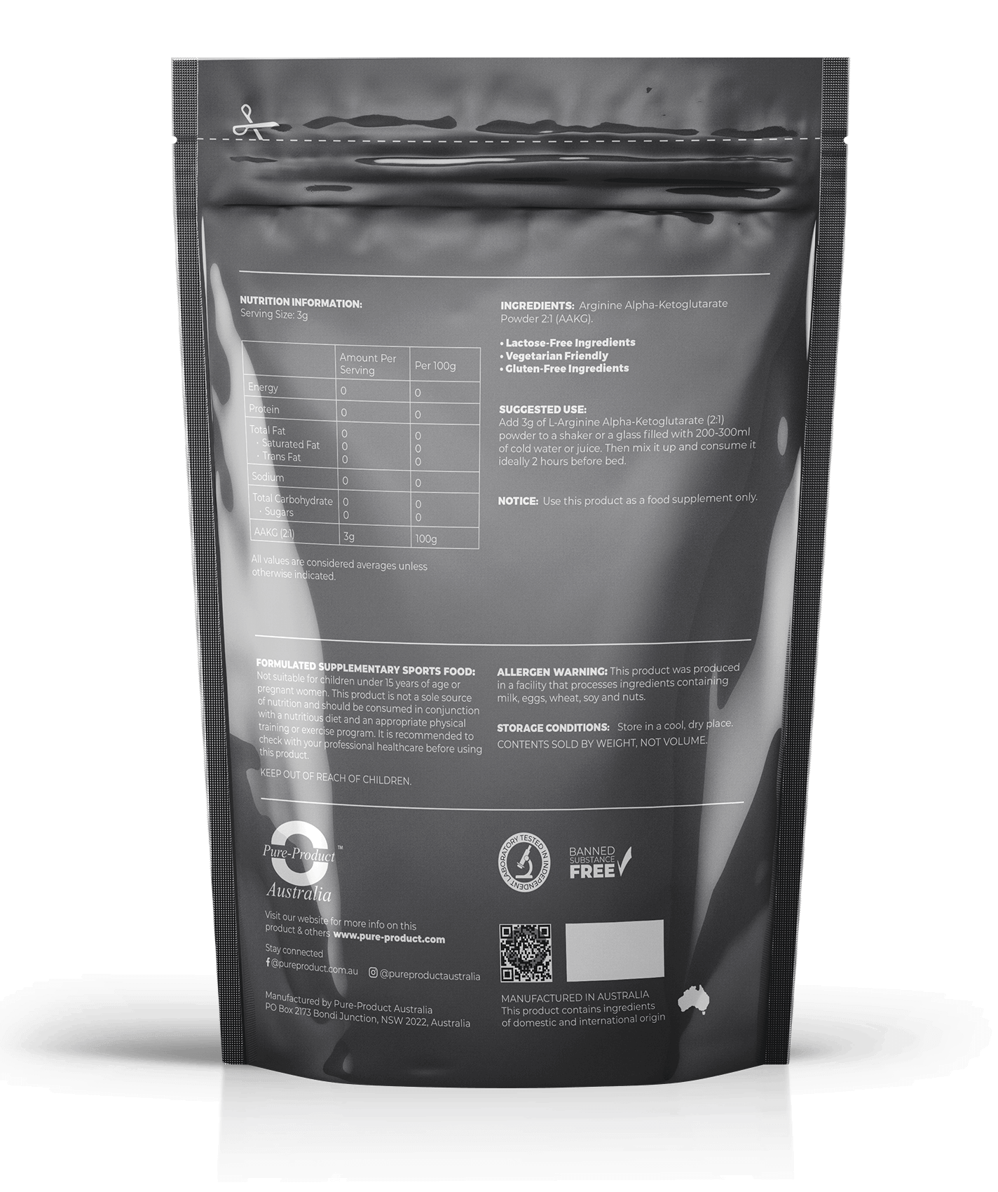 L-Arginine Alpha-Ketoglutarate 2:1 (AAKG), AAKG is Arginine with a malic acid attached. The effects are said to be more pronounced over Arginine HCl, with users gaining advantages in nitric oxide production and oxygen delivery to muscle cells. AAKG can he