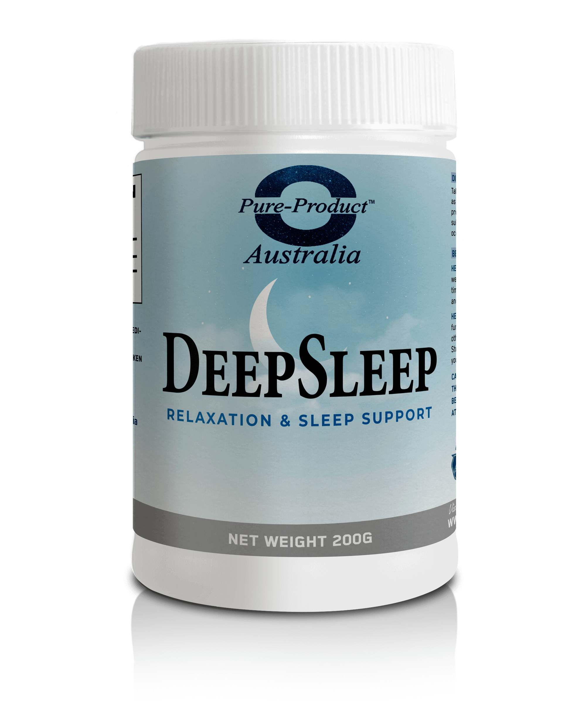 Deep Sleep Pure Product Australia Sleep plays a vital role in good health and well-being throughout your life. Getting enough quality sleep at the right times can help protect your mental health, physical health, quality of life, and safety. The way you f