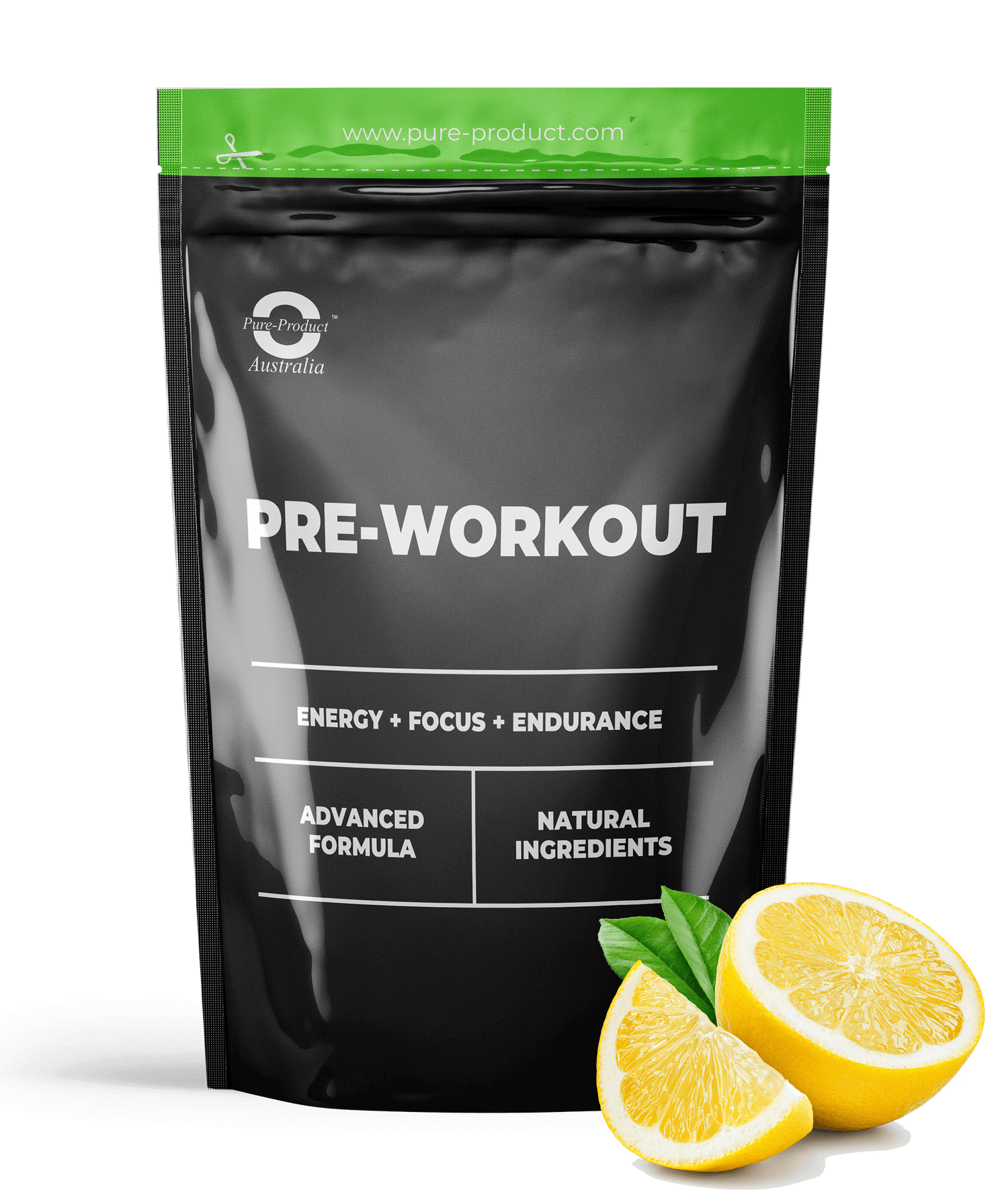 Pure Pre-Workout - Energy, Focus, Endurance Supplement for Elite Athletes, Advanced Formula, Natural Ingredients