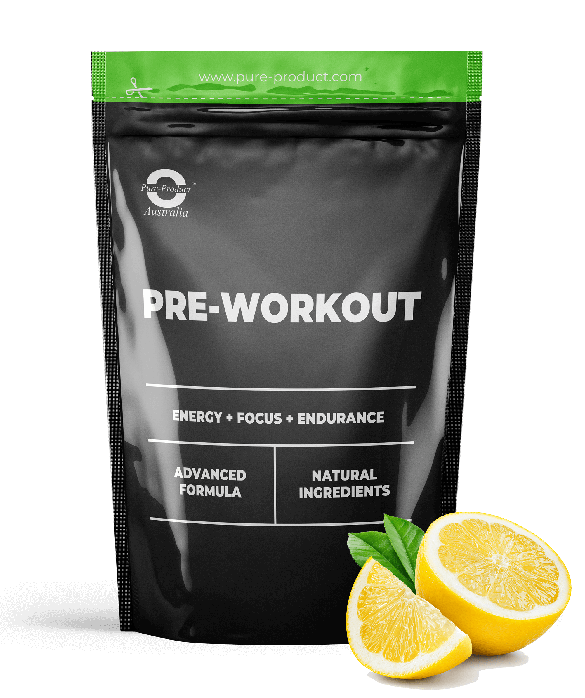 Pure Pre-Workout - Energy, Focus, Endurance Supplement for Elite Athletes, Advanced Formula, Natural Ingredients