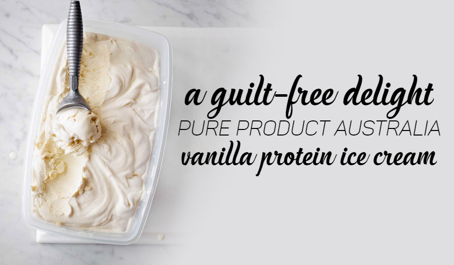 Healthy Vanilla Whey Protein Ice Cream