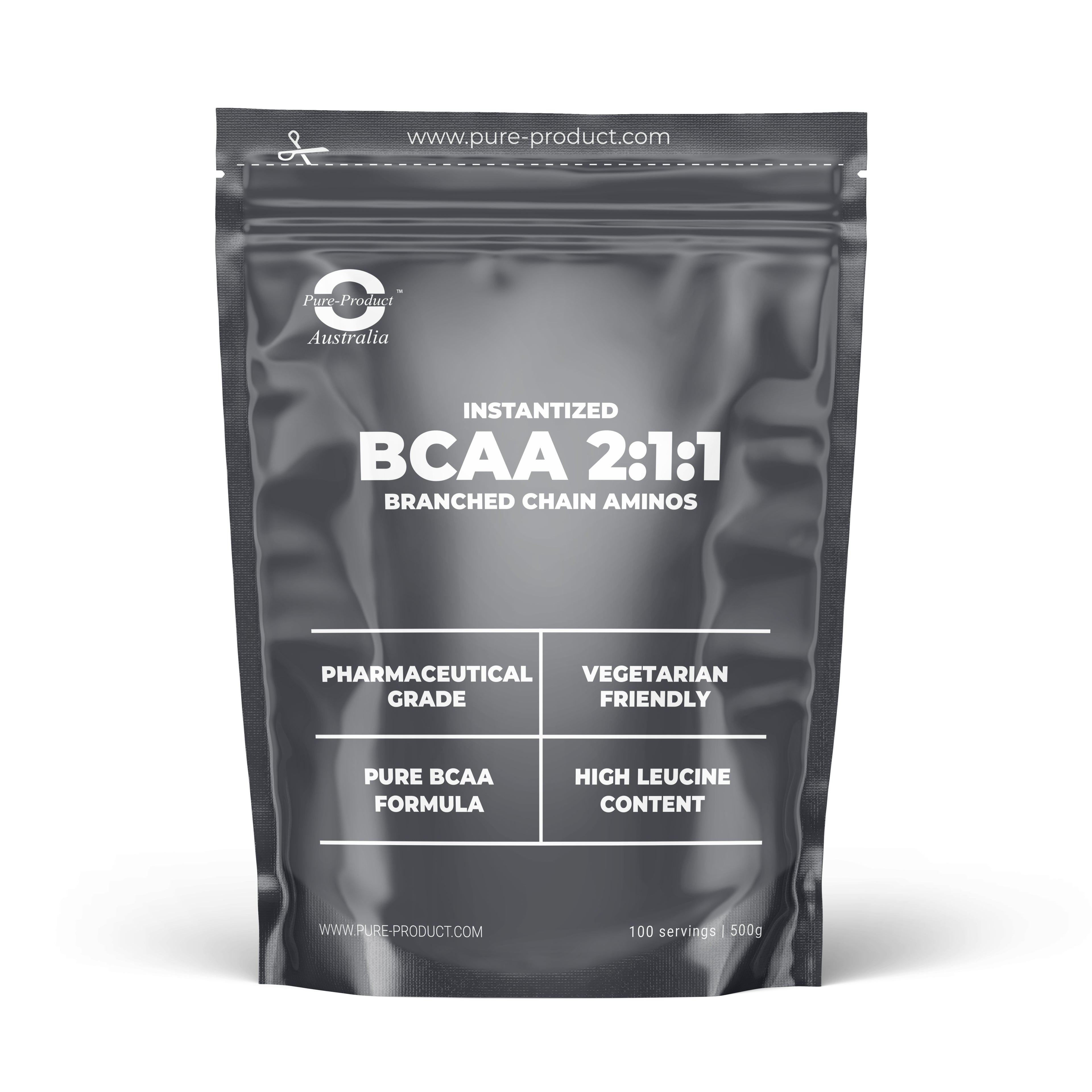 BCAA 2:1:1 powder pouch - Pure Product Australia