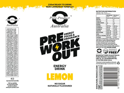 Pre-Workout ready to drink