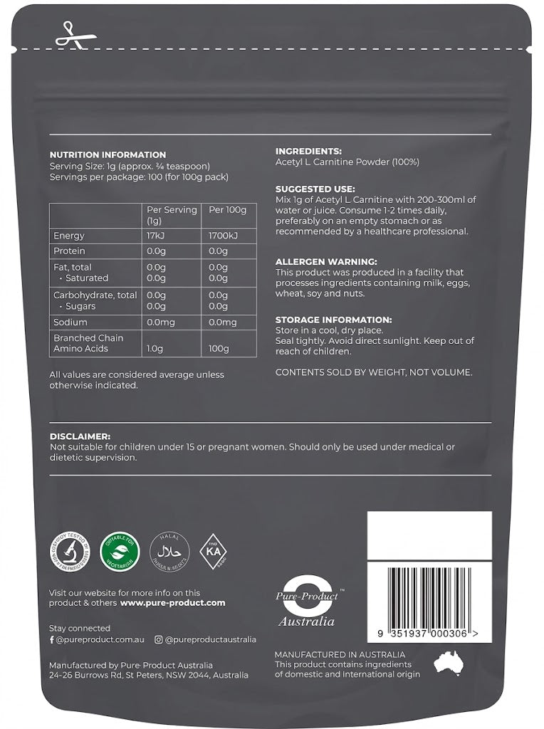 Acetyl L-Carnitine (ALCAR) Powder
