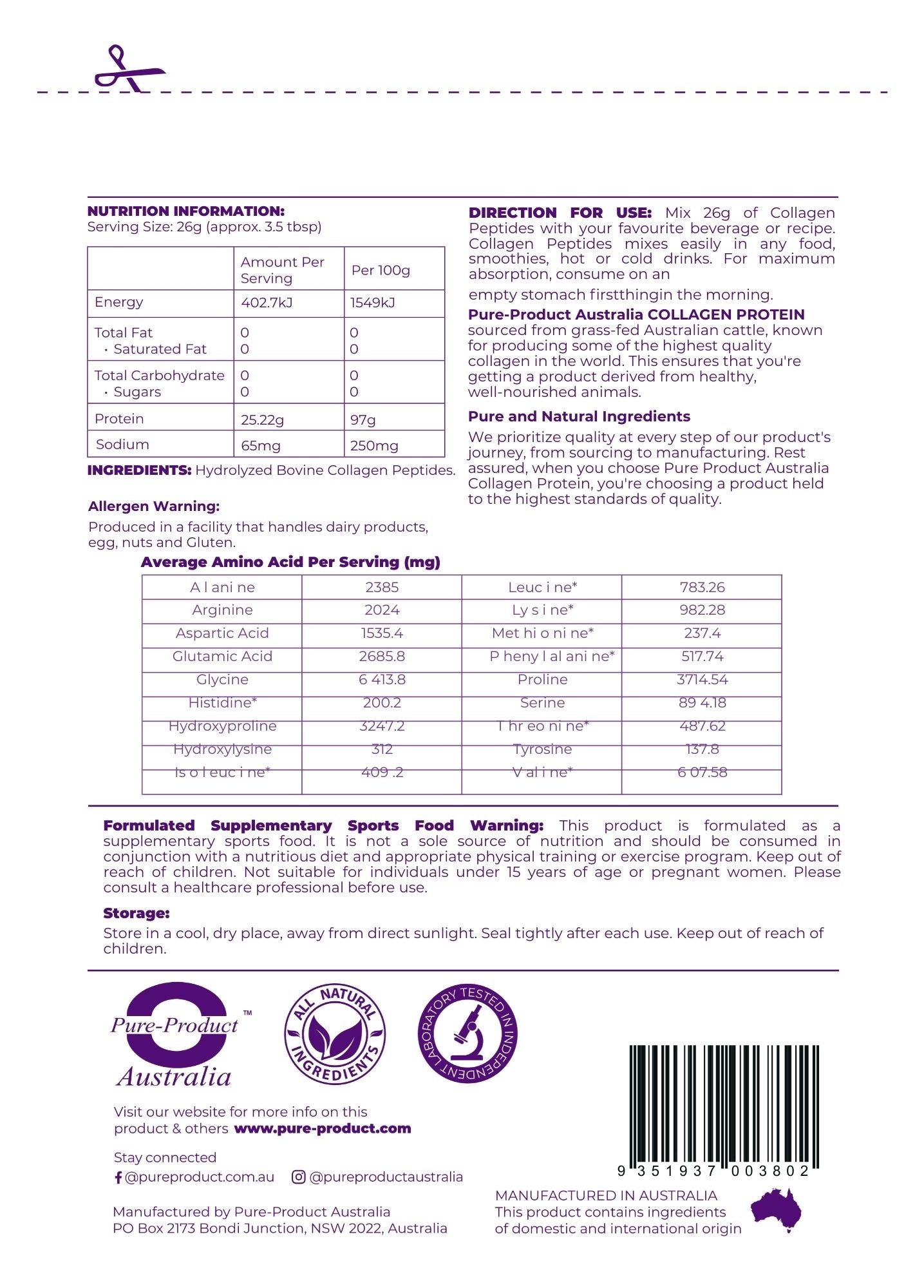 Collagen Protein Peptides