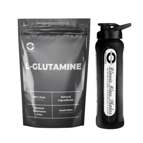 L-Glutamine, Glutamine is the most common amino acid found in your muscles - over 61% of skeletal muscle is Glutamine. Glutamine consists of 19% nitrogen, making it the primary transporter of nitrogen into your muscle cells. During intense training, Gluta