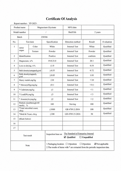 Magnesium Glycinate Powder