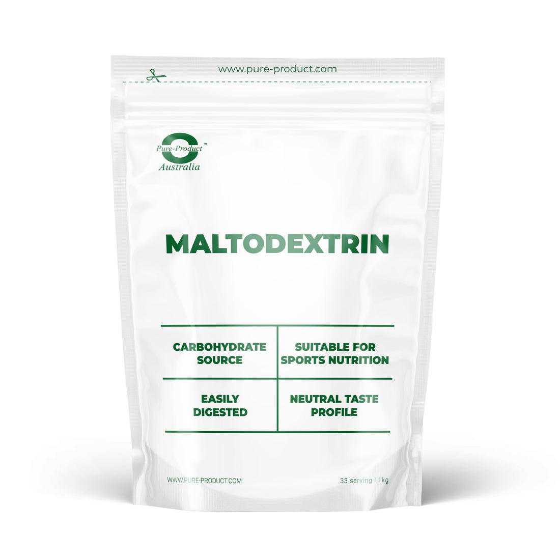 Maltodextrin powder pouch - Pure Product Australia