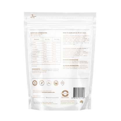 Oat Milk Plant Powder