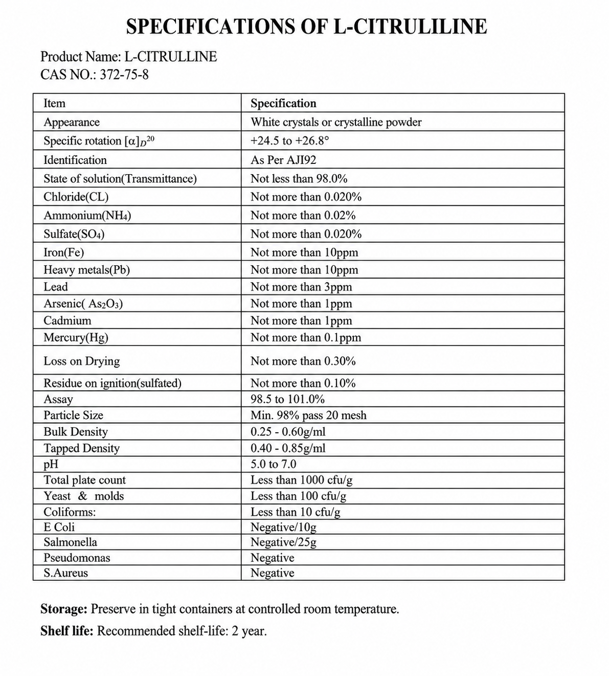 L-Citrulline Powder | Pre-Workout Amino Acid | AU