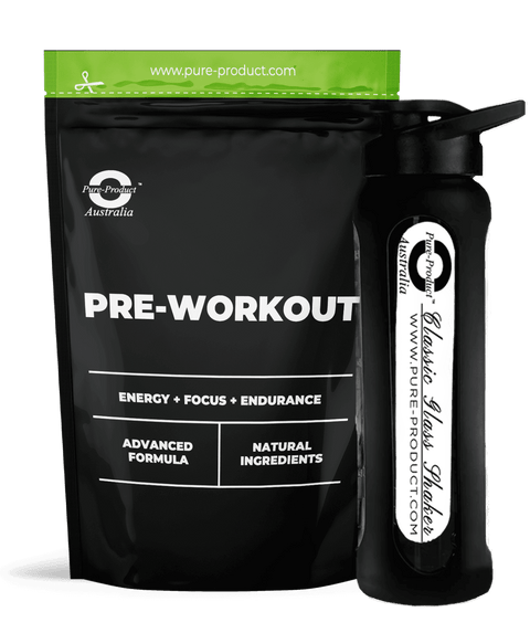 Pure Pre-Workout - Energy, Focus, Endurance Supplement for Elite Athletes, Advanced Formula, Natural Ingredients