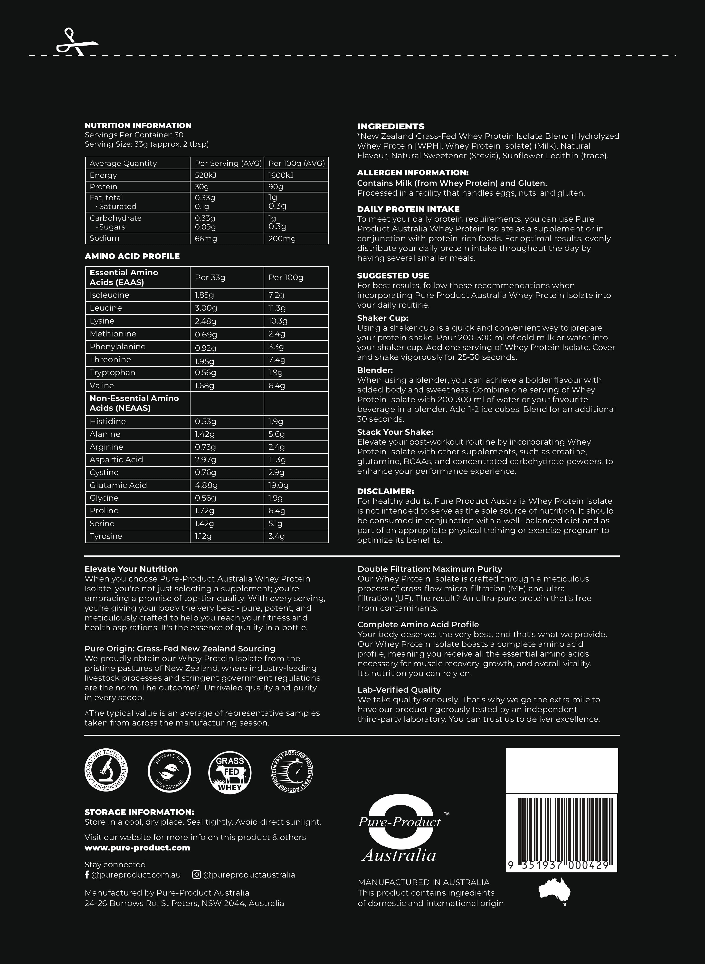 Whey Protein Isolate