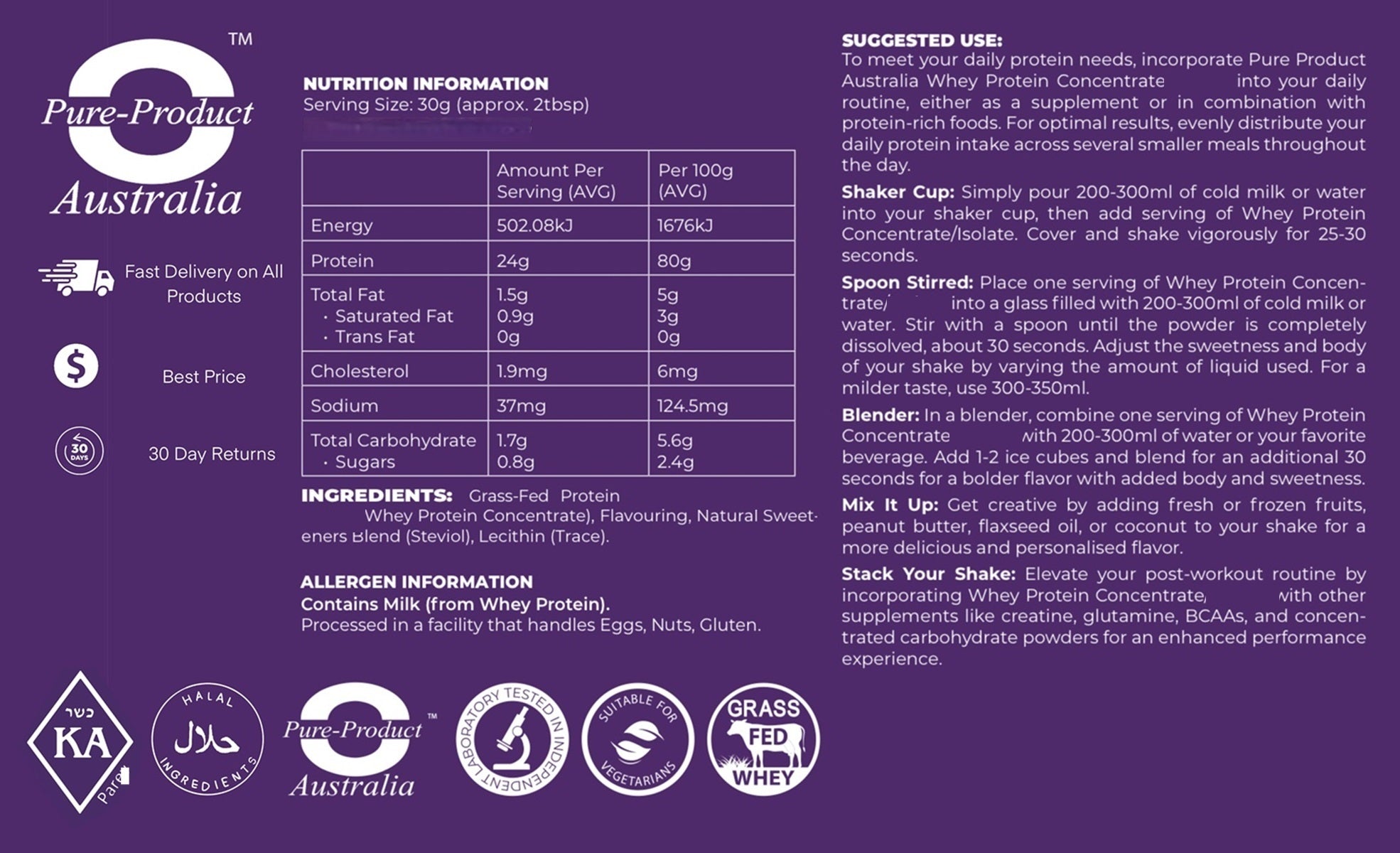 Whey Protein Concentrate