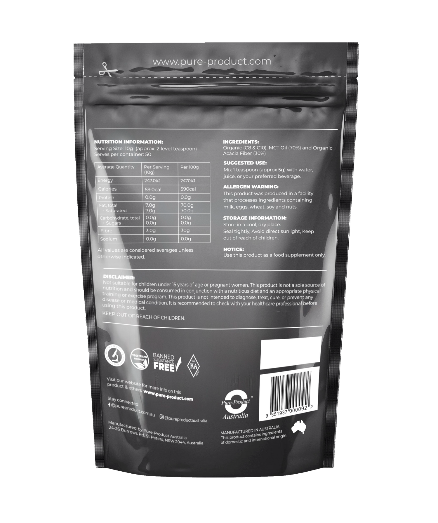 Medium Chain Triglycerides (MCT)