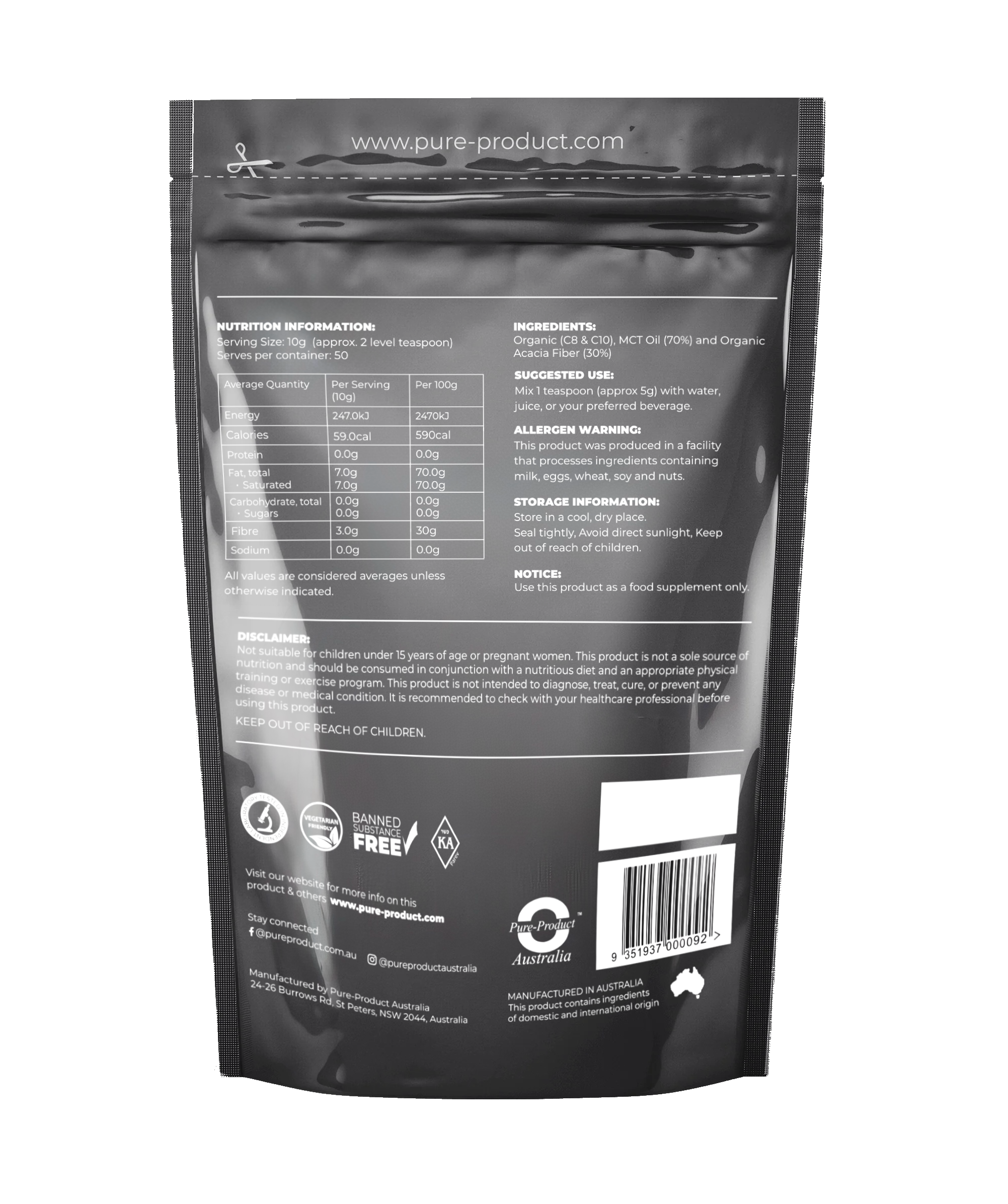 Medium Chain Triglycerides (MCT)
