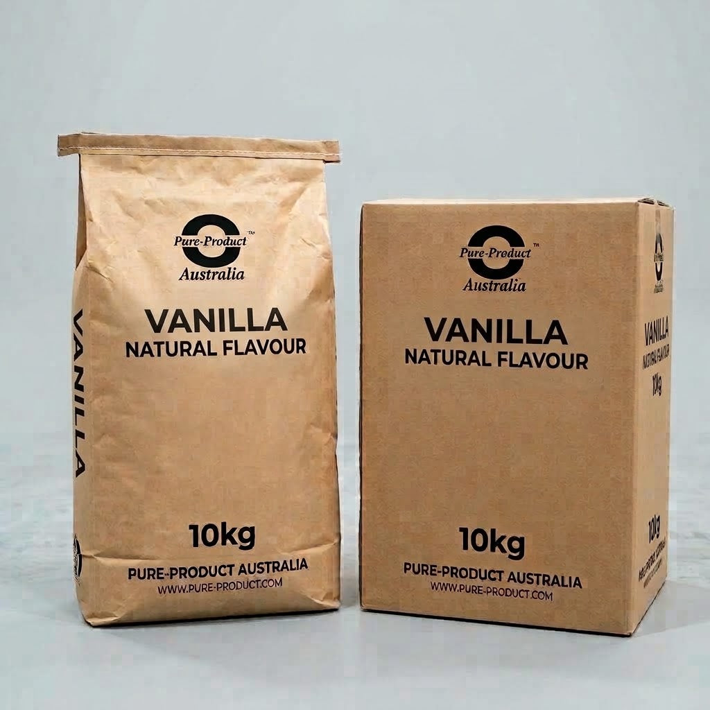 Natural Vanilla Flavour Powder - Real Vanilla Bean Taste 10kg BULK