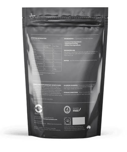 l-carnitine l-tartrate powder canada Nutricost Tartrate (100 Grams) Carnitine is the subject of many studies due to its role in energy production and fatty acid oxidation L-Carnitine L-Tartrate Powder