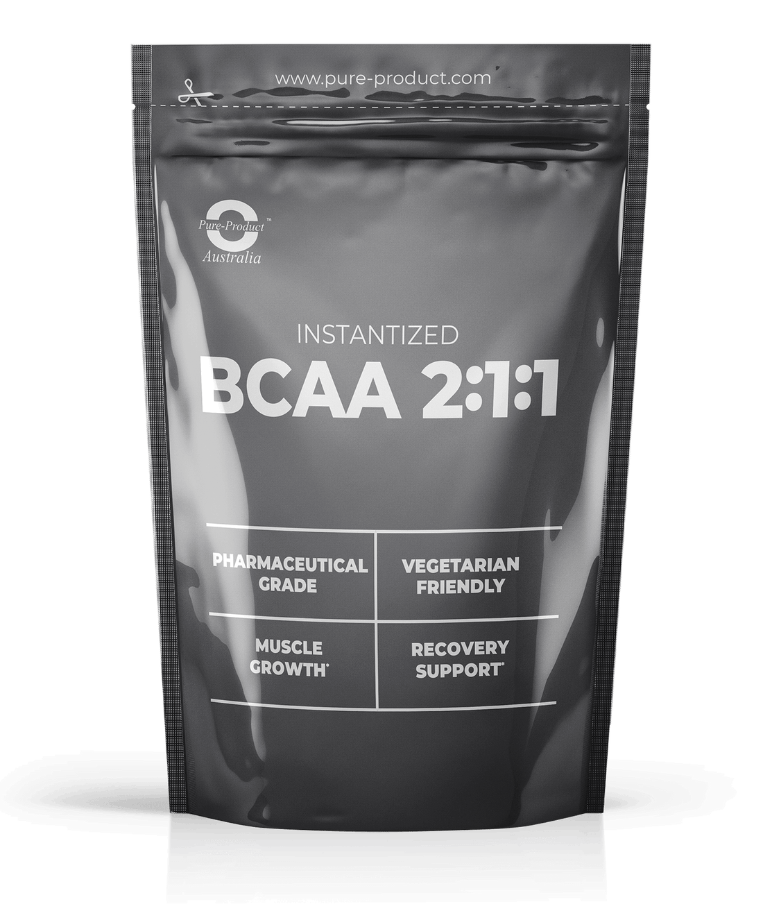 BCAA Powder 2:1:1, Branched Chain Amino Acids (BCAAs) are three of the nine Essential Amino Acids with similar structures that beneficially influence the muscles. As they cannot be naturally produced by our body, they must be obtained through protein-rich