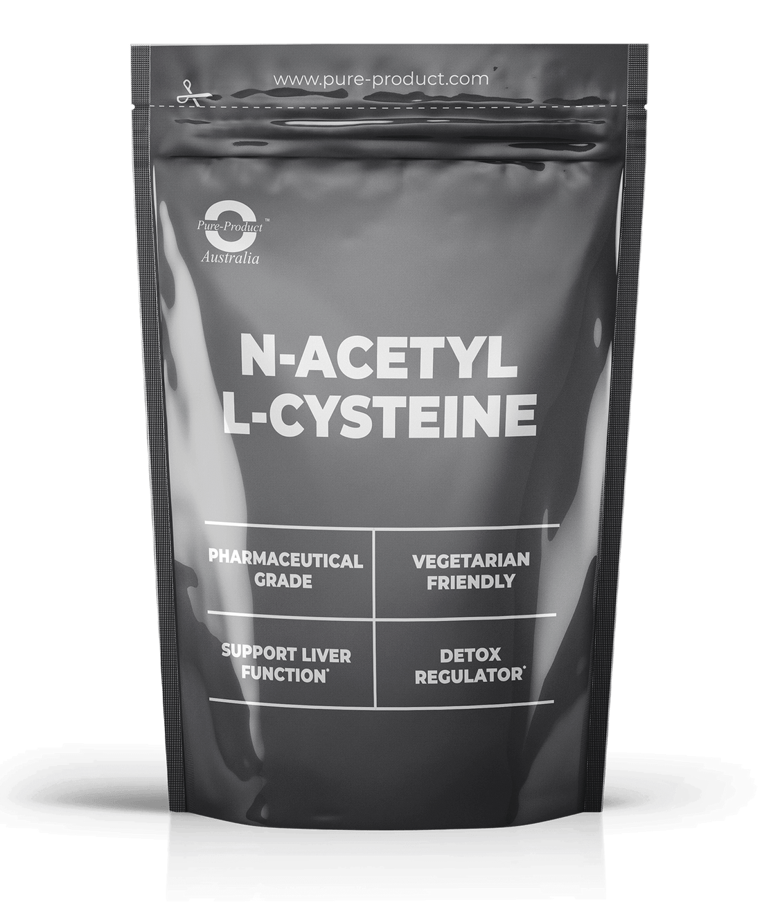 N-Acetyl L-Cysteine (NAC) supplement, pharmaceutical grade, vegetarian friendly, supports liver function, detox regulator